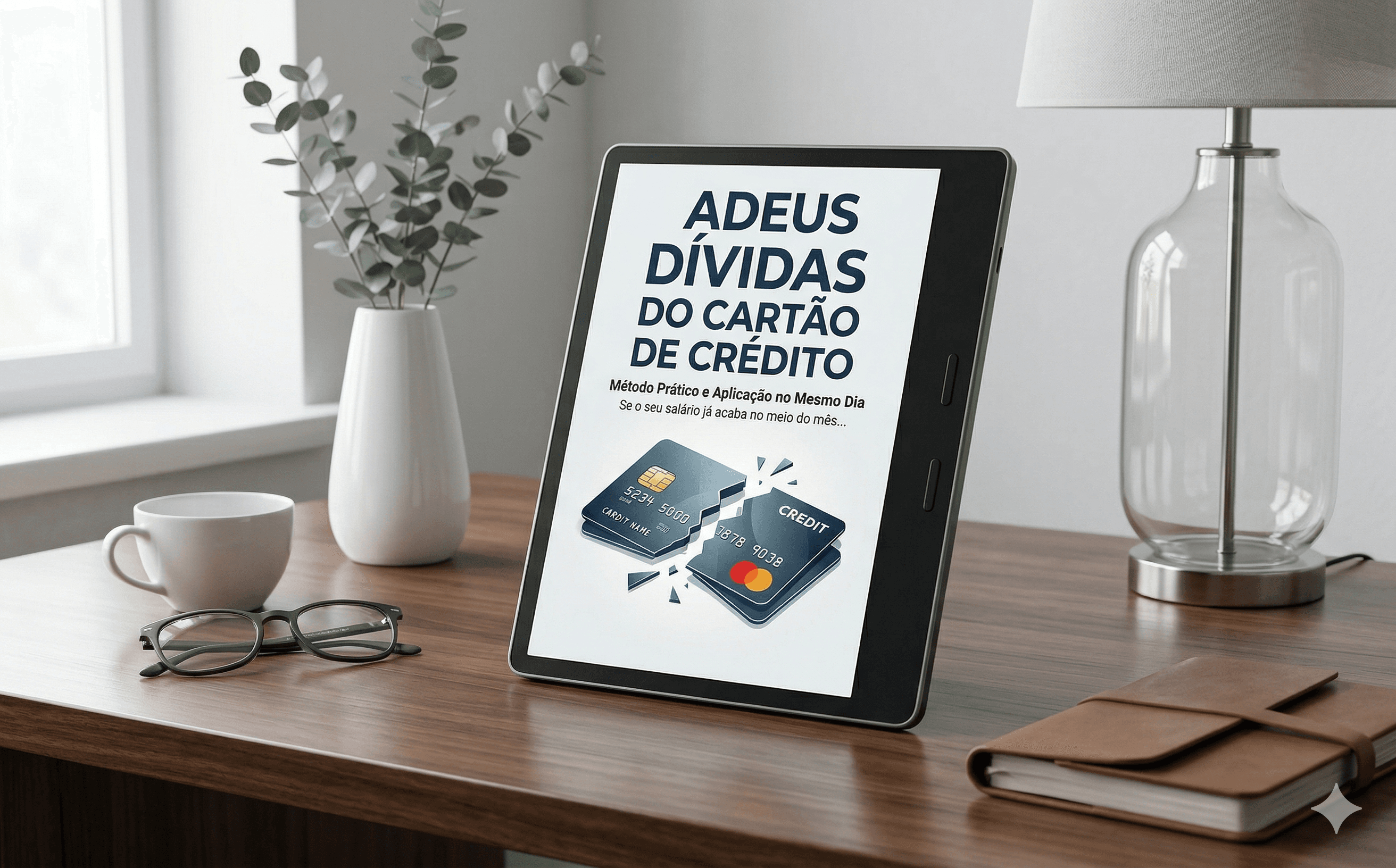 E-book e planilha complementar sobre dívidas com cartão de crédito